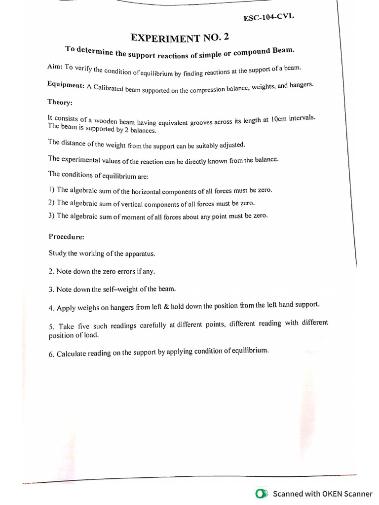 Experiment 2 | PDF