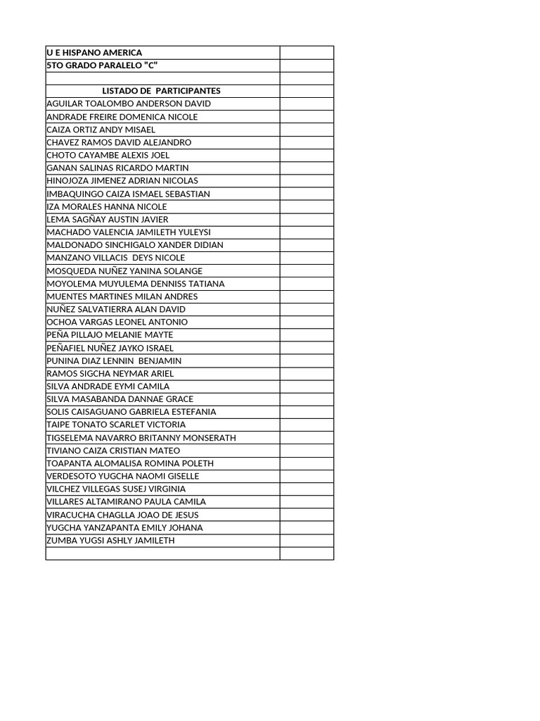 Lista | PDF
