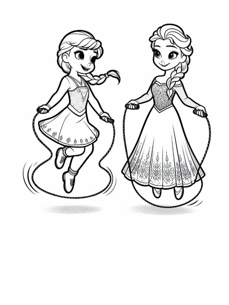 Anna und elsa ausmalbilder 2 from pdf