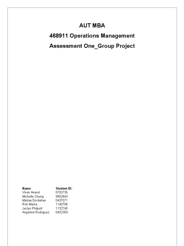 Galanz Operations Management Strategies | PDF | Innovation | Strategic ...