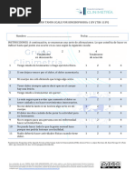 Escala de Tampa para Kinesiofobia | PDF | Dolor | Medicina CLINICA