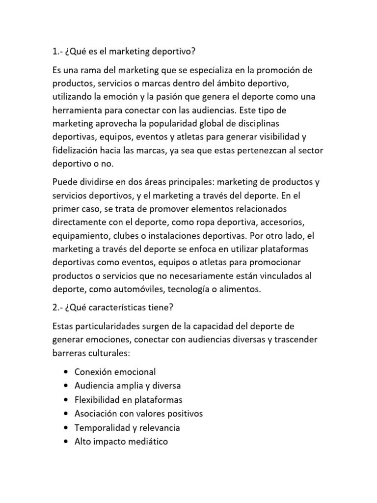 Estrategias de Marketing Deportivo | PDF | Deportes | Marketing