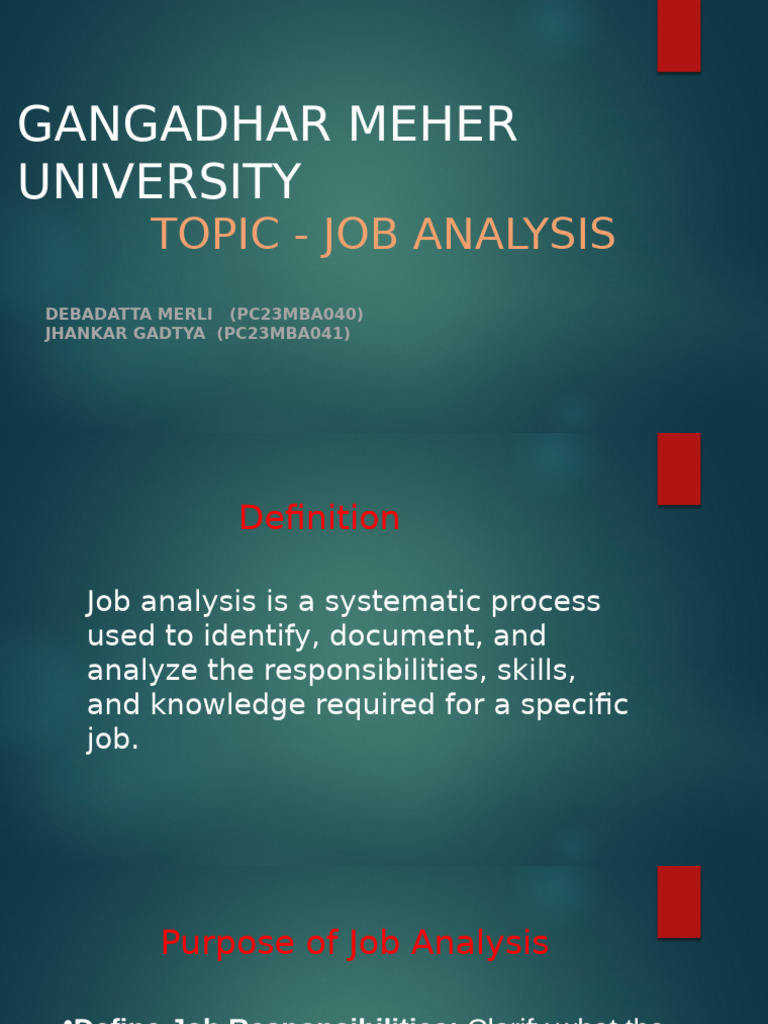 Job Analysis for Effective Recruitment | PDF