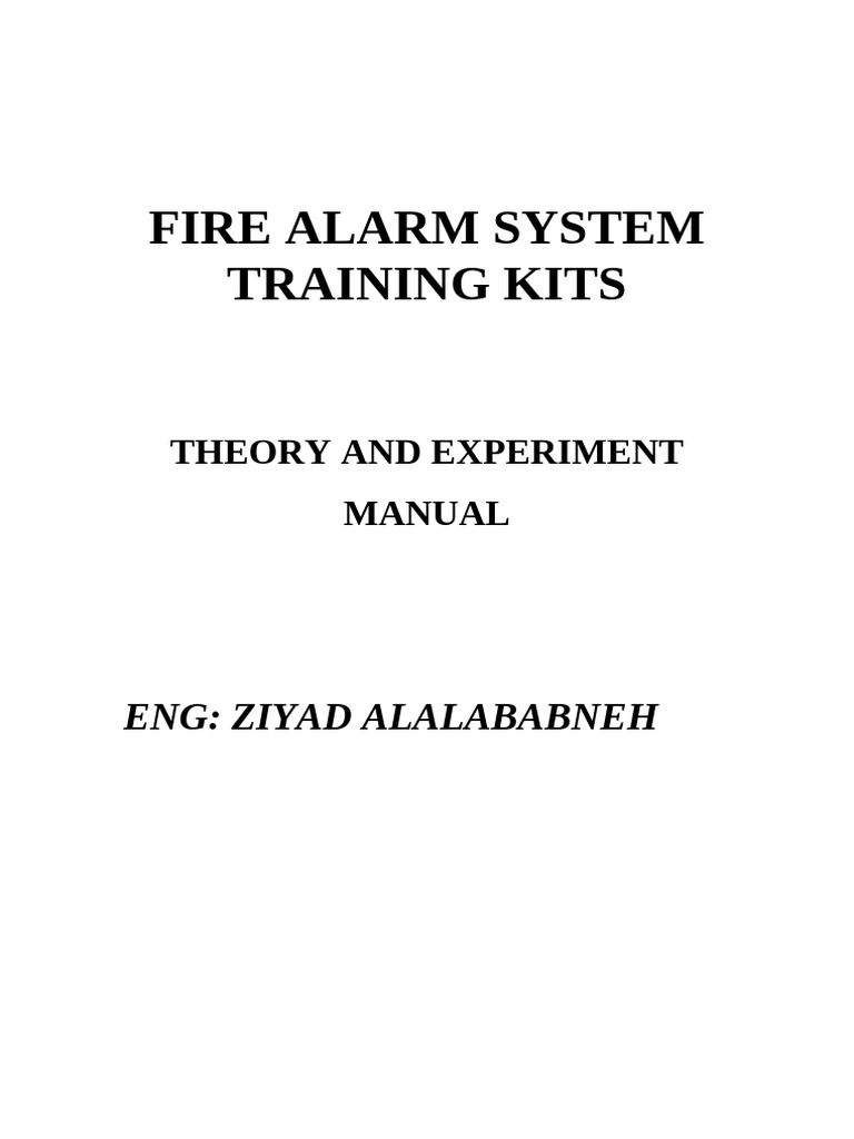 Fire Alarm System Training Manual | PDF | Electrical Engineering ...