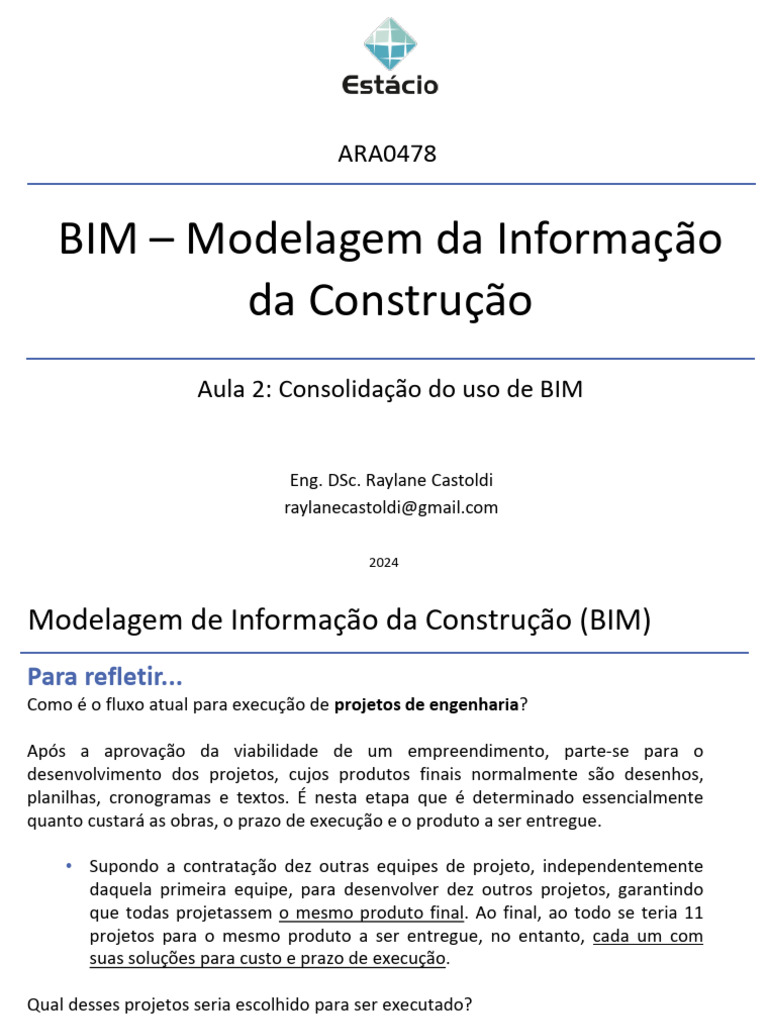Introdução ao BIM na Construção | PDF | BIM | Simulação de computador