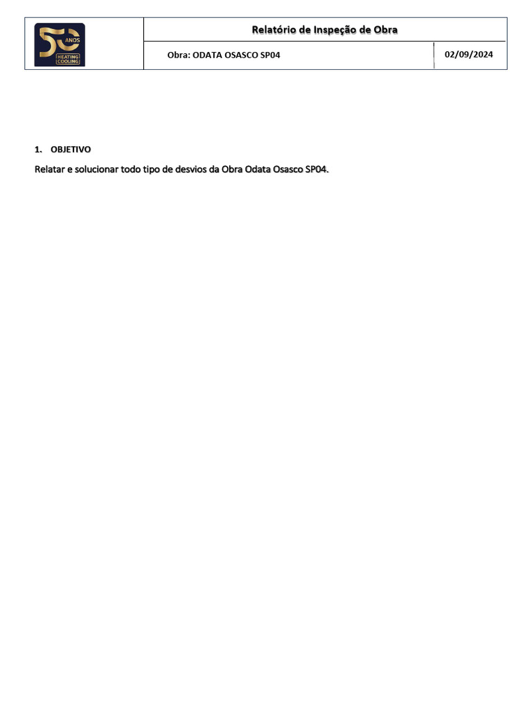 Inspeção da Obra ODATA Osasco SP04 | PDF