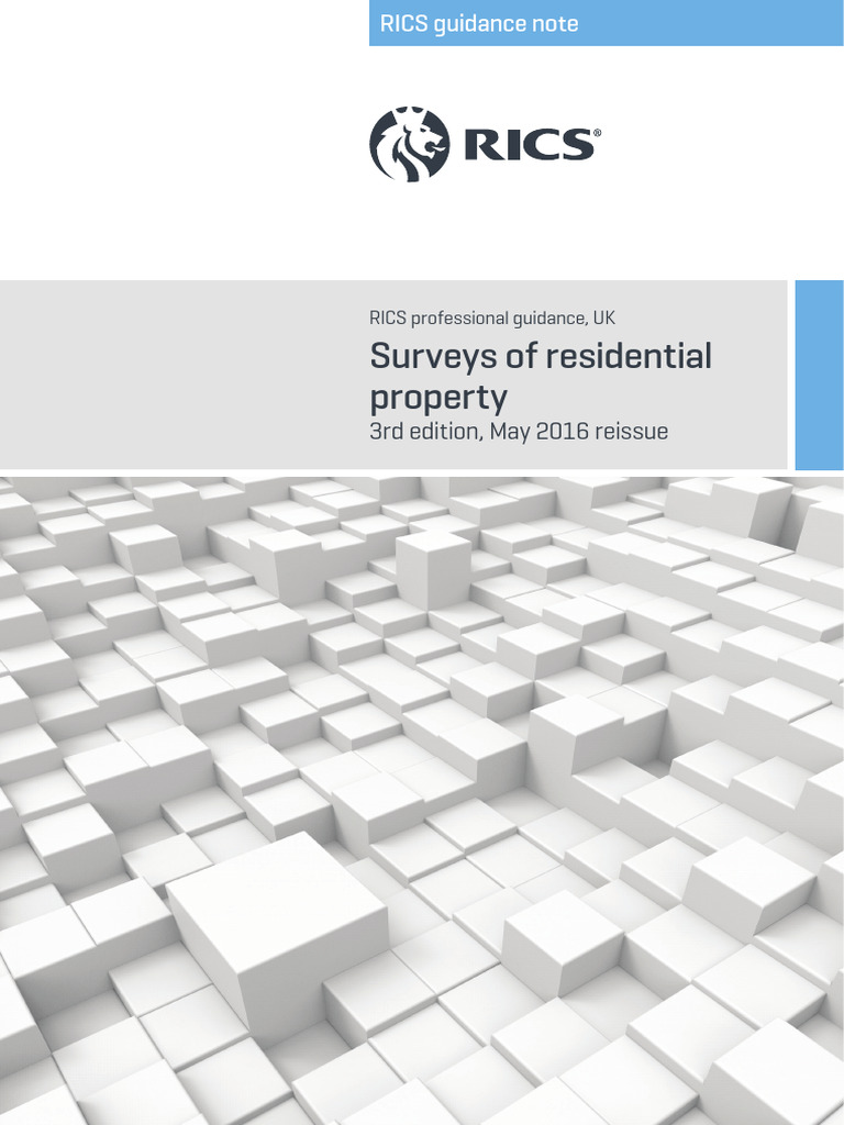 Surveys of Residential Property 3rd Edition Reissue Rics | PDF | Real ...