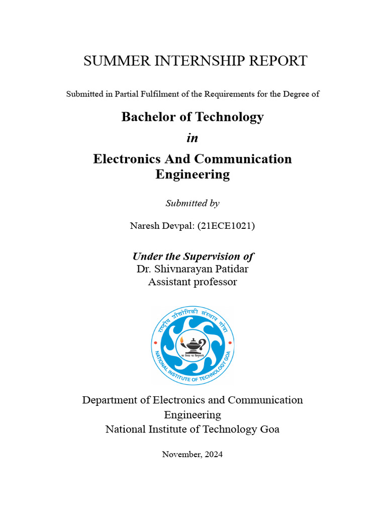 internship report (2) | PDF | C++ | Computer Programming