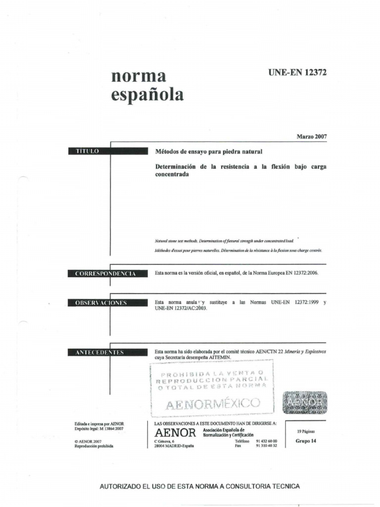Une-En 12372 | PDF