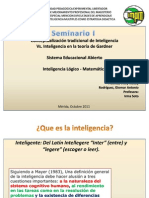 Inteligencia Multiples. Seminario 1