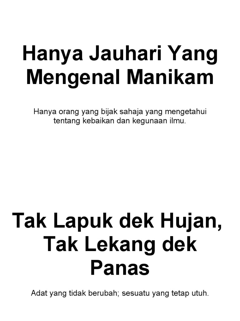 Peribahasa Pdf