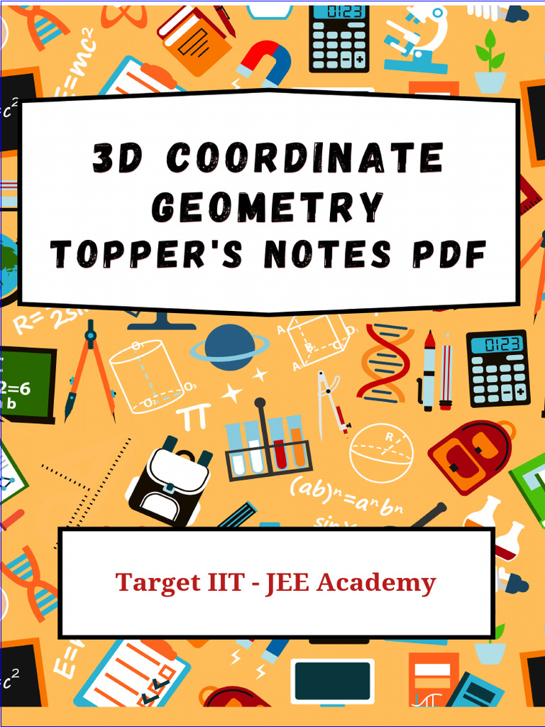 3D Coordinate Geometry Sample Paper | PDF | Function (Mathematics ...