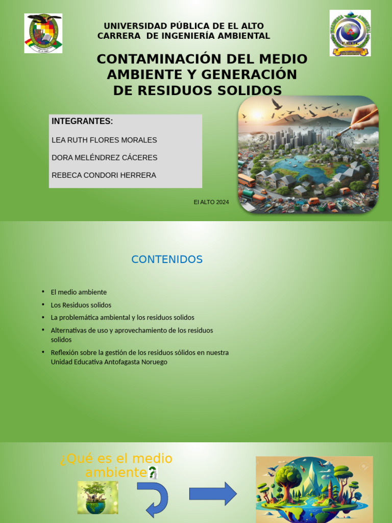 Contaminación y Gestión de Residuos Sólidos | PDF | Residuos ...