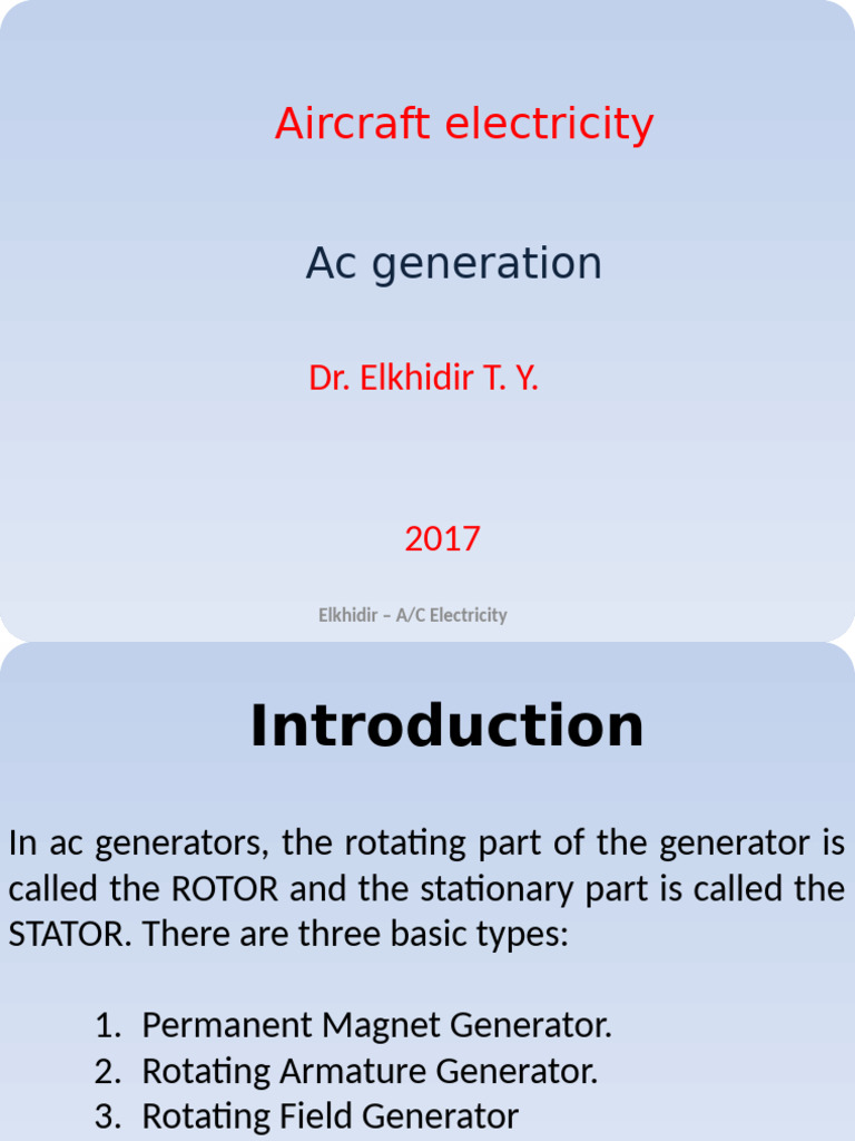 Aircraft Electricity 1 | PDF | Electric Power | Power Engineering