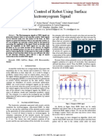 Movement Control of Robot Using Surface Electromyogram Signal