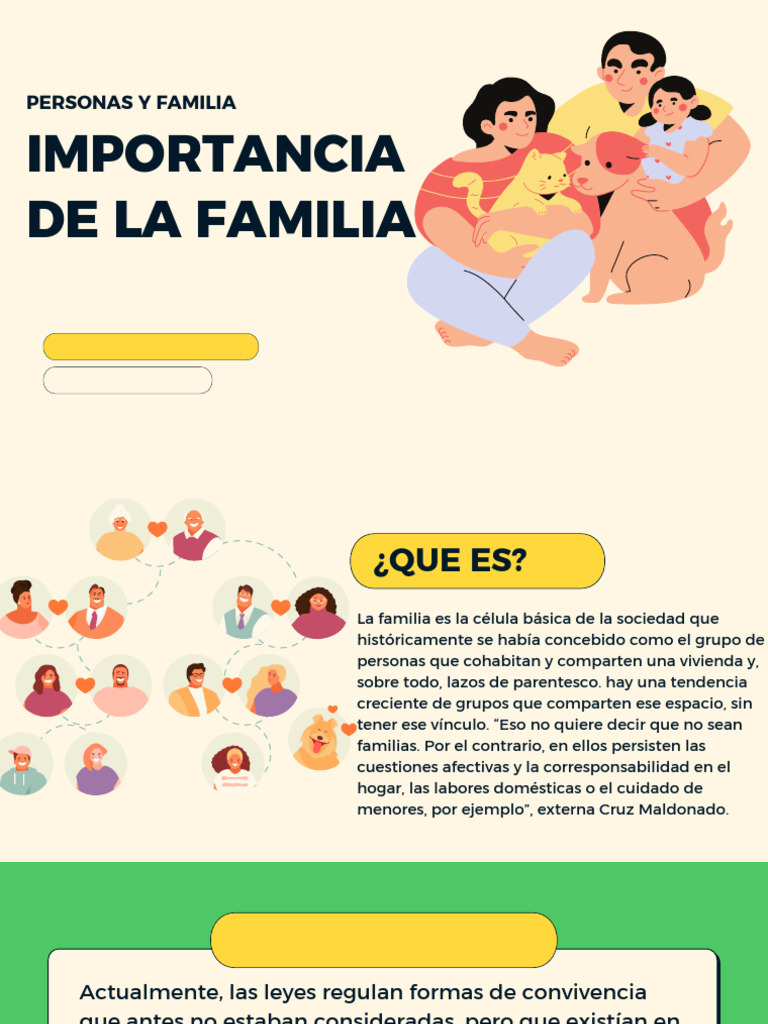 La Importancia de la Familia en la Sociedad | PDF