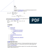 Binomial Series: From Wikipedia, The Free Encyclopedia