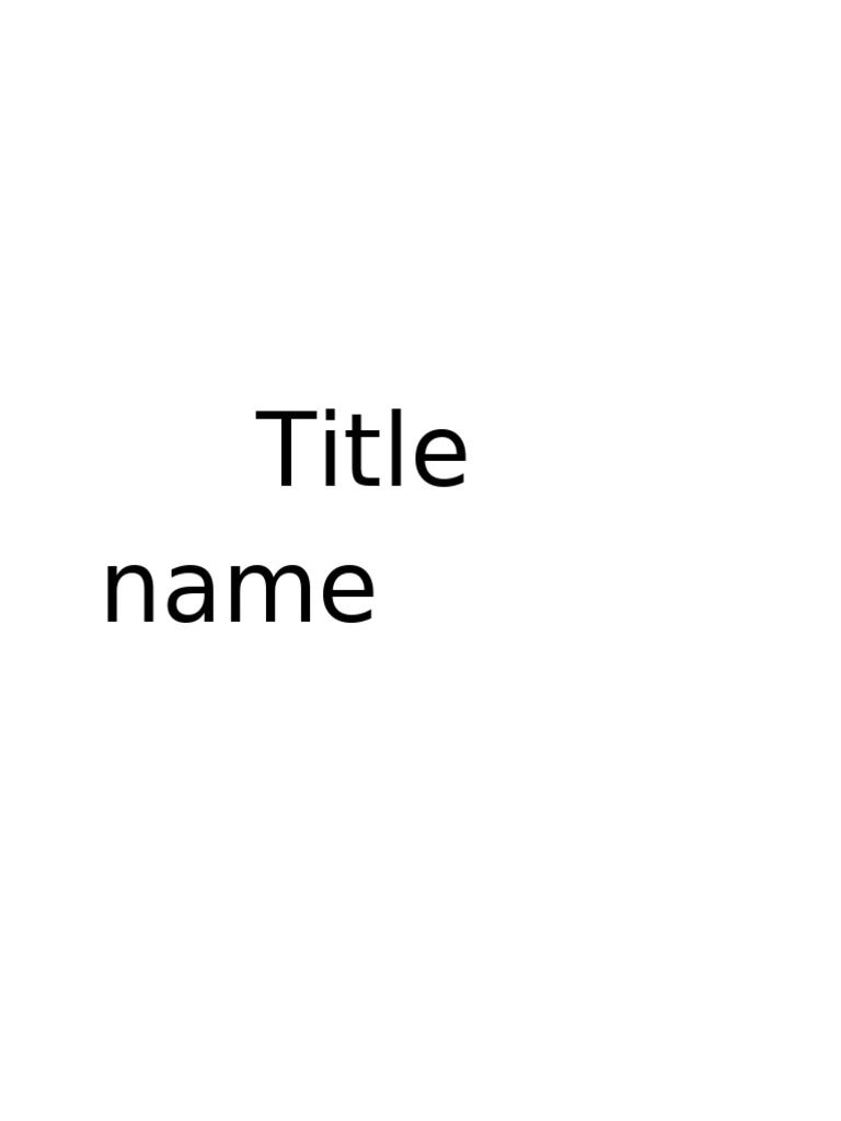 Title name pdf