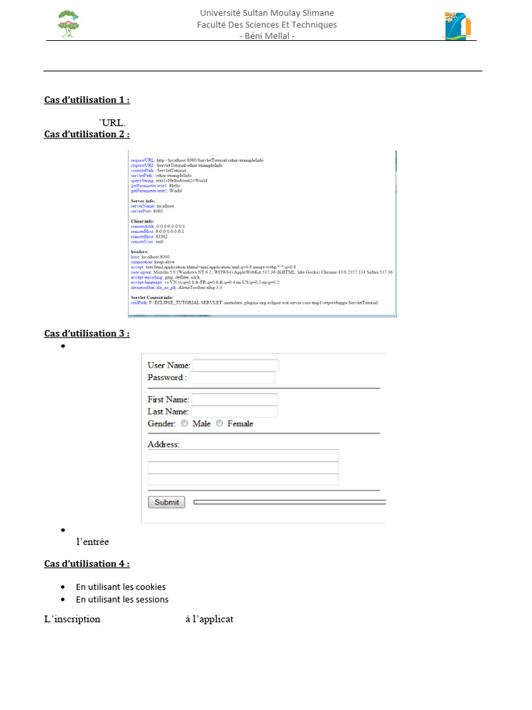 Création de servlets en Java EE | PDF