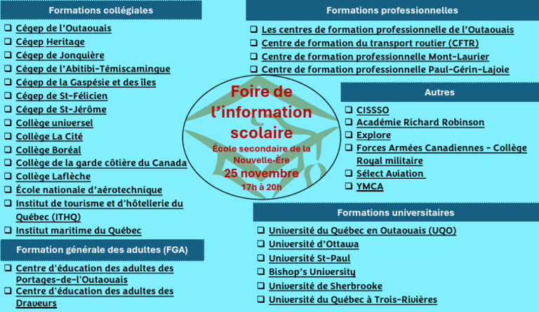 Foire d'information sur la FGA | PDF