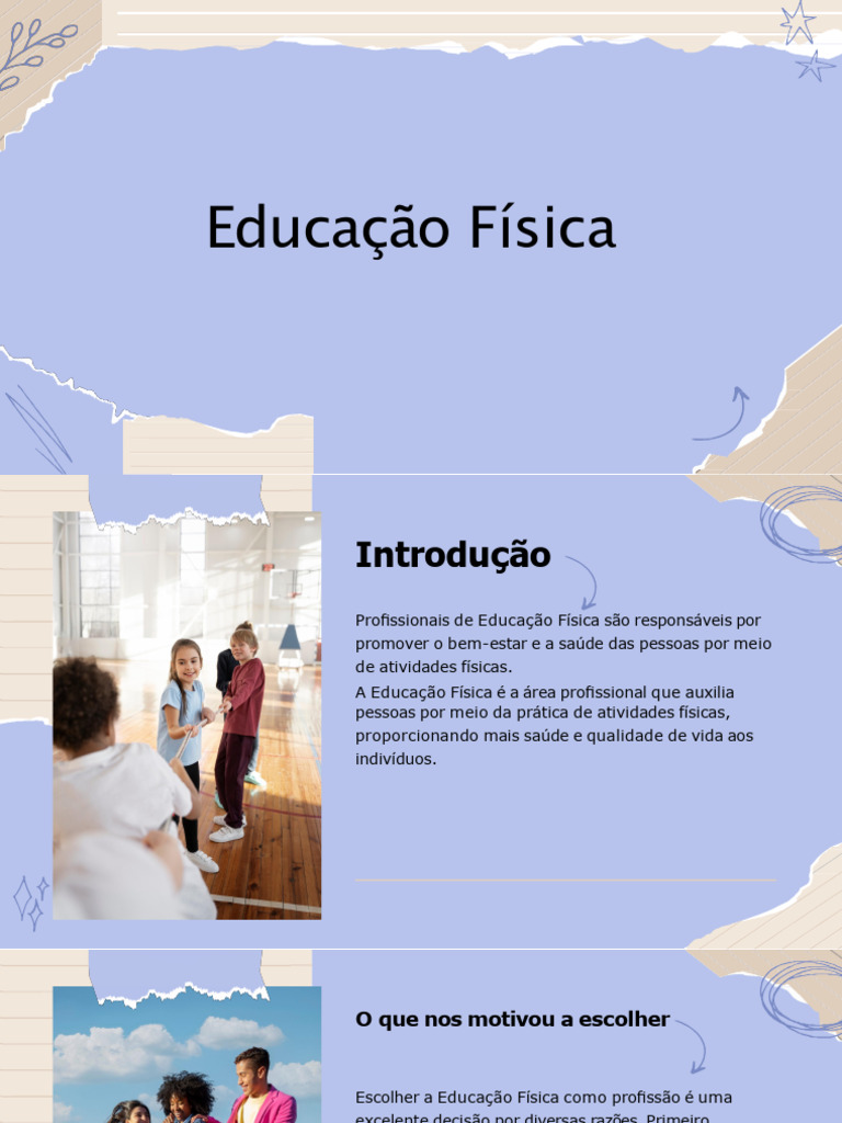 Carreira em Educação Física: Curso e Salários | PDF | Educação Física ...