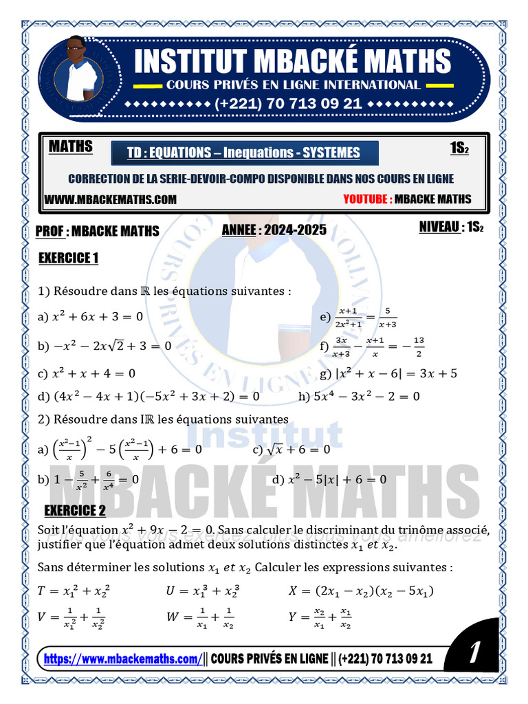 corrig-des-quations-1s2-mback-pdf-quations-math-matiques