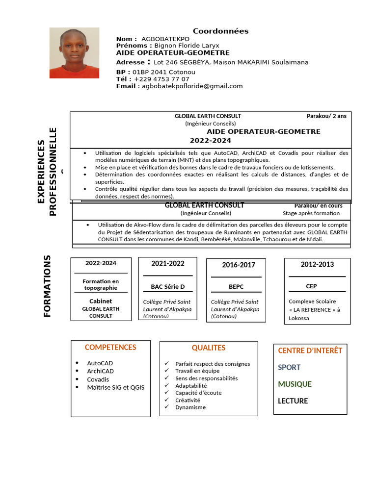 Aide Opérateur-Géomètre en Topographie | PDF | Informatique