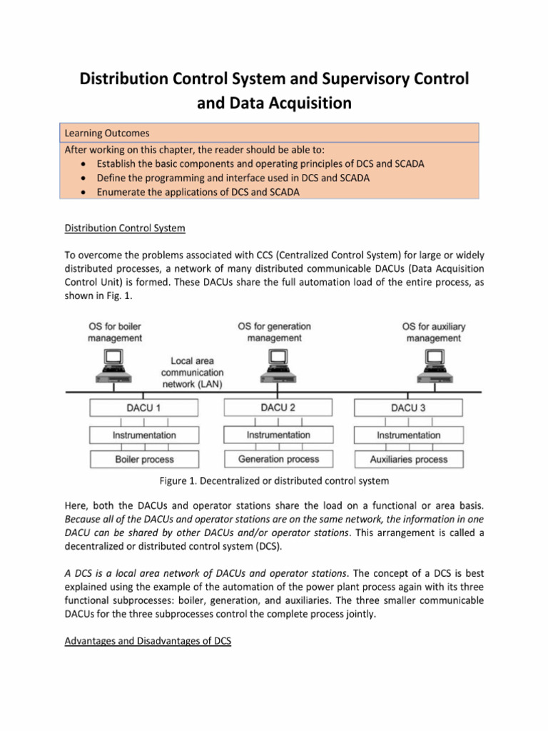 Chapter 4 - DCS and SCADA | PDF