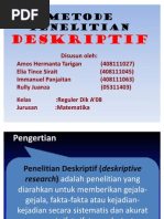 Download METODE PENELITIAN DESKRIPTIF by Yosie Lia Cristy SN79732302 doc pdf