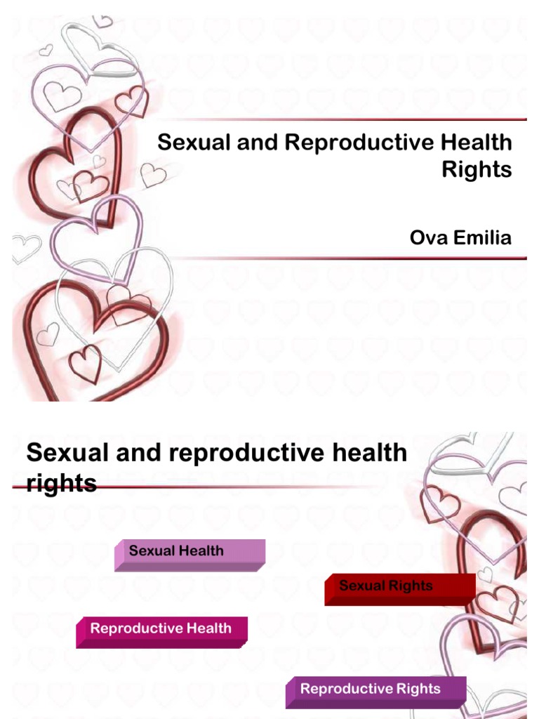 Sexual And Reproductive Health Rights Reproductive Health 