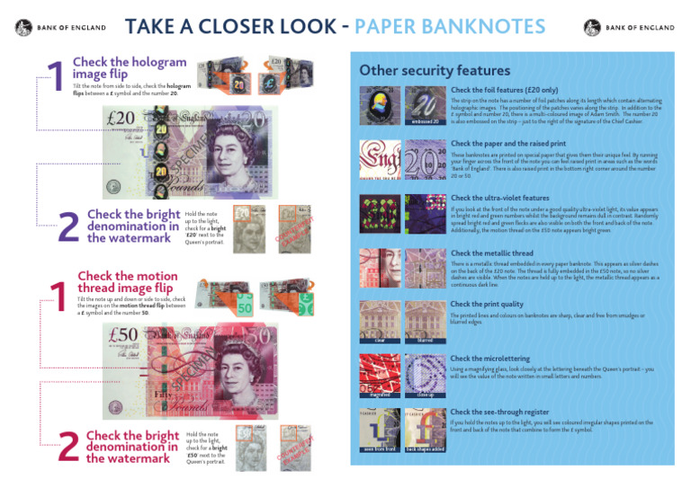 Take A Closer Look Paper Banknotes | PDF | Banknote | Foreign Exchange