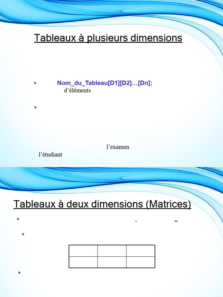 Introduction aux tableaux en C | PDF | Pointeur (programmation) | Type ...