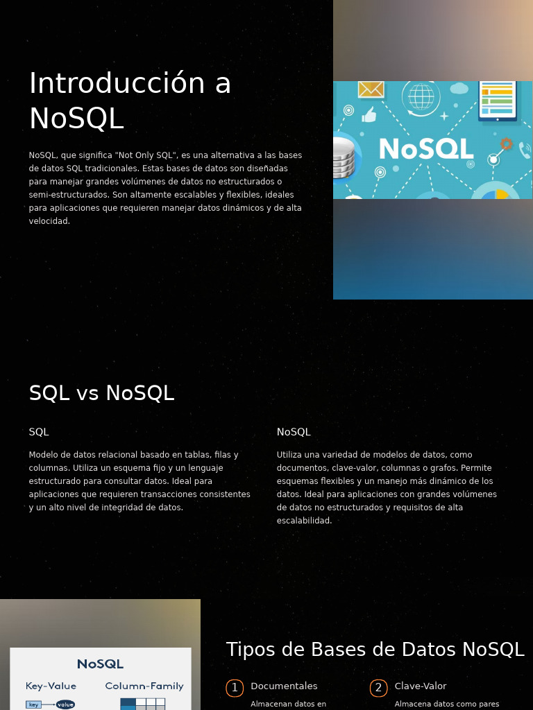 Introducción a Bases de Datos NoSQL | PDF | No Sql | Bases de datos