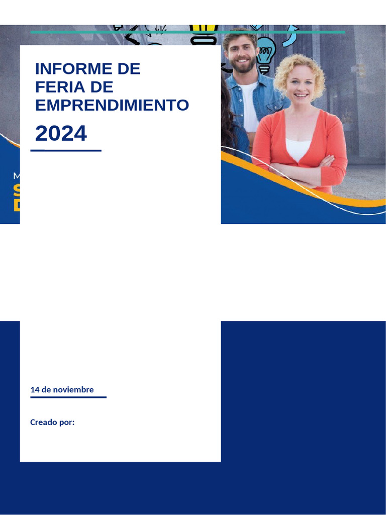 Informe Feria Emprendimiento 2024 | PDF | Sustentabilidad | Uso ...