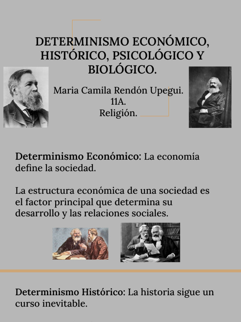 DETERMINISMO-Maria Camila Rendón Upegui 11A | PDF