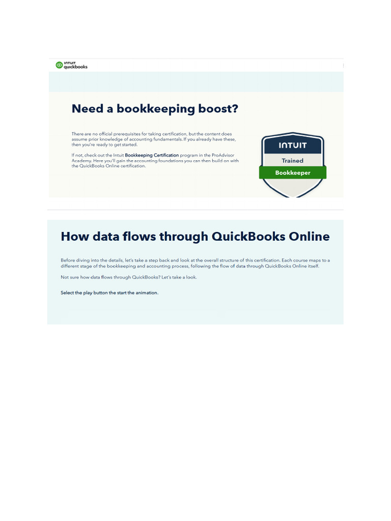 Quickbooks Notes | PDF