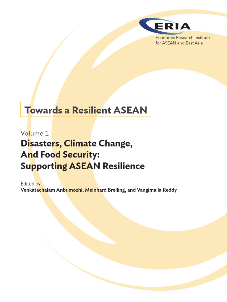 Towards A Resilient ASEAN Vol 1 | PDF | Climate Resilience | Food Security