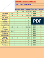 Weight Calculation (for Round Bar & Pipe)