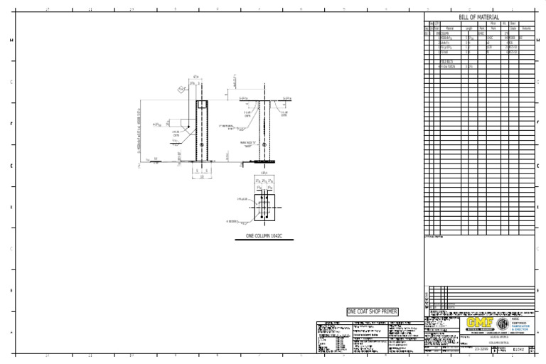 Bill of material one coat shop primer pdf