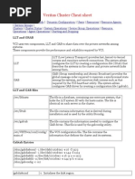 Veritas Cluster Cheatsheet