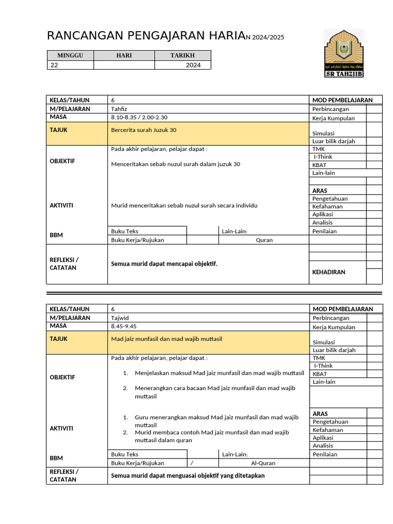 22 RPH Ihsan | PDF