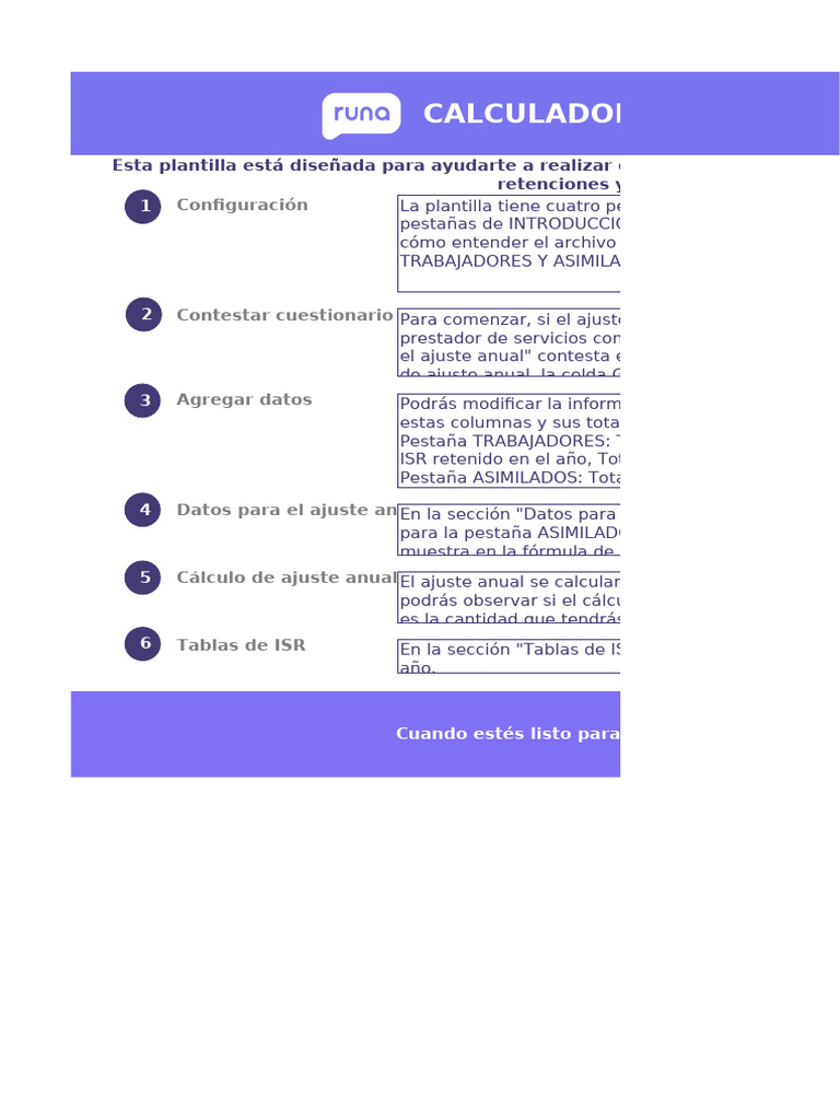Runa Calculadora Ajuste Anual ISR 2024 PDF