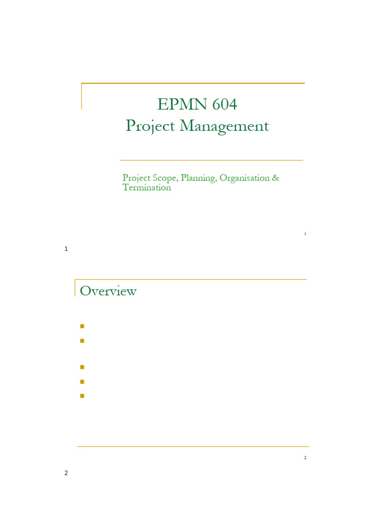 Project Scope and Planning Essentials | PDF | Project Management | Business