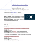 Configuración Básica de Un Router Cisco