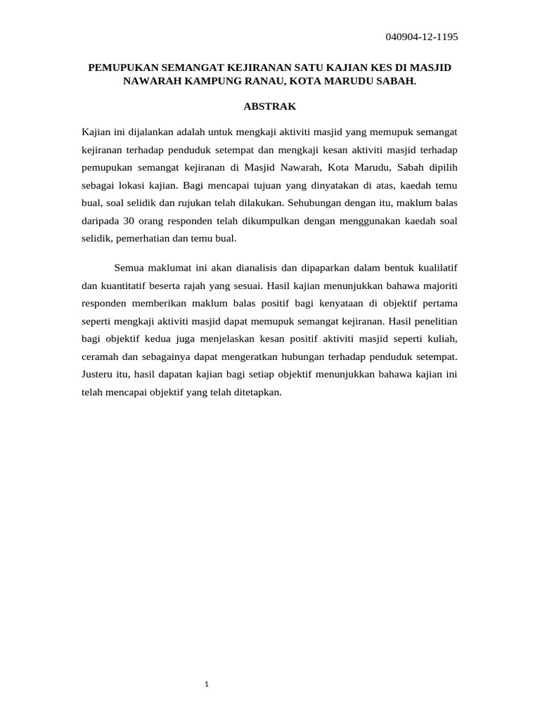 KK Pam Taufiq 95 | PDF
