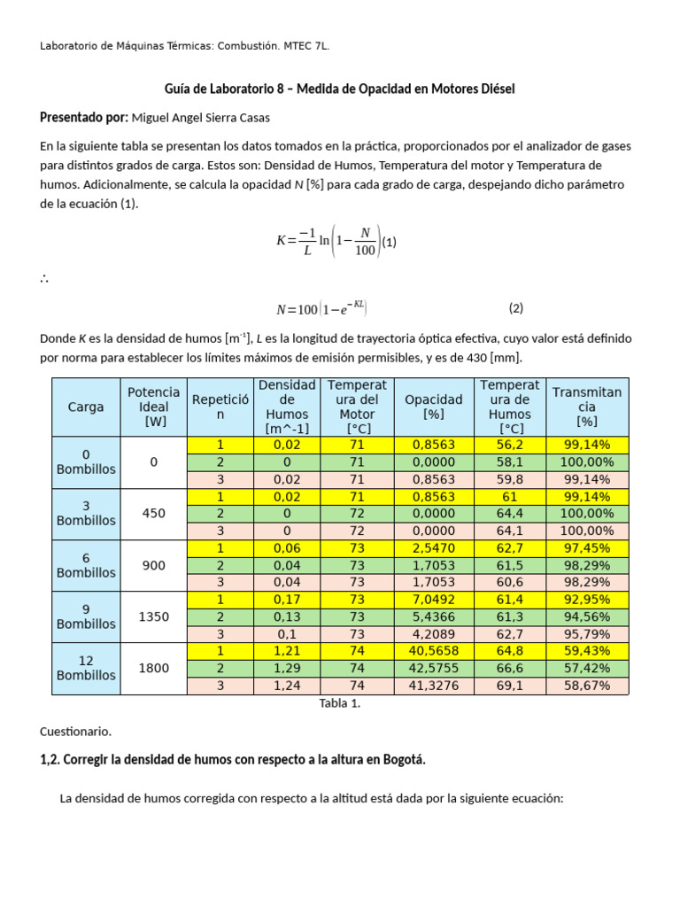 Lab Opacidad | PDF | Cantidades fisicas | Naturaleza
