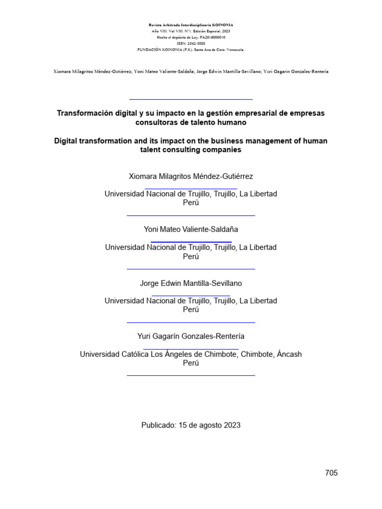 Impacto de la Transformación Digital en Consultoras | PDF | Tecnología ...