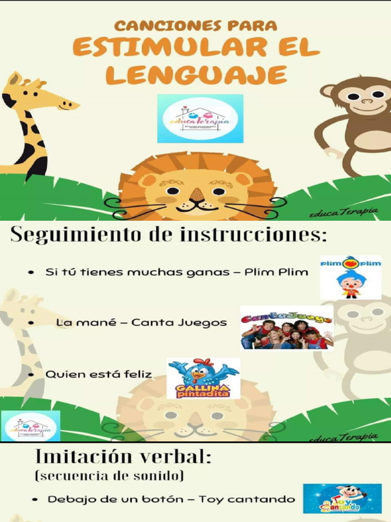 Estimular El Lenguaje | PDF