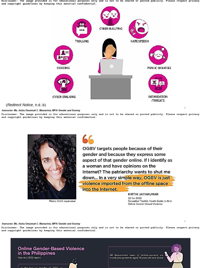 Gender Final | PDF | Privacy | Internet Forum