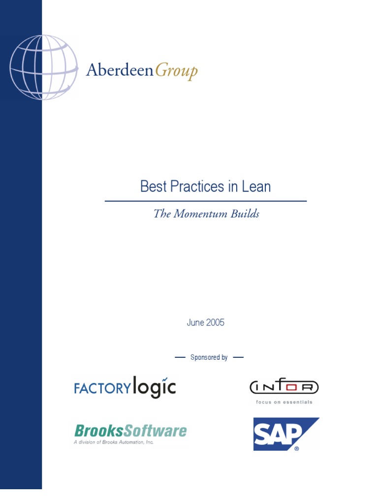 Best Practices in Lean | PDF